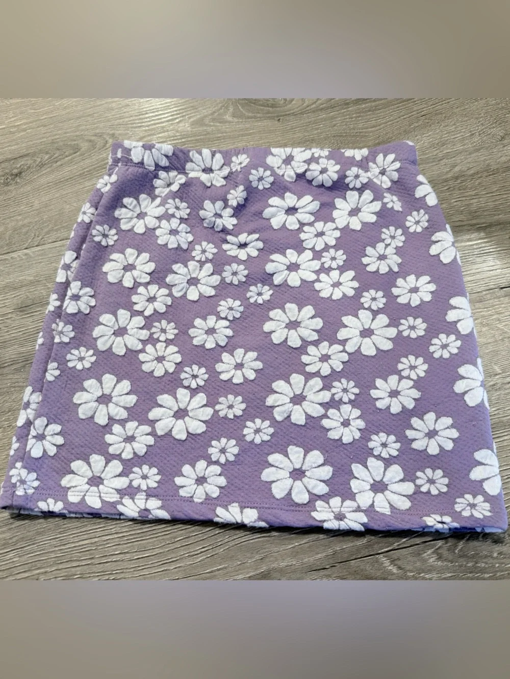 art class Lavender Daisy Jacquard Mini Skirt